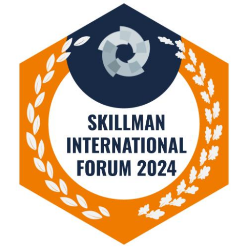 Logo representing the certificate: Shield with the Skillman.eu Logo