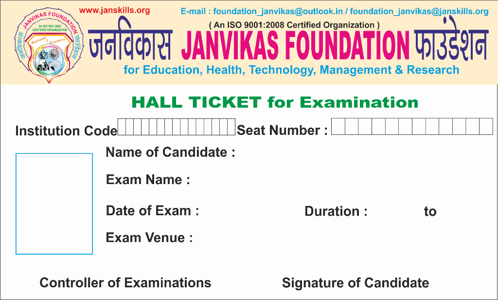 Janvikas Foundation ( An ISO 9001:2015 Certified Organization )