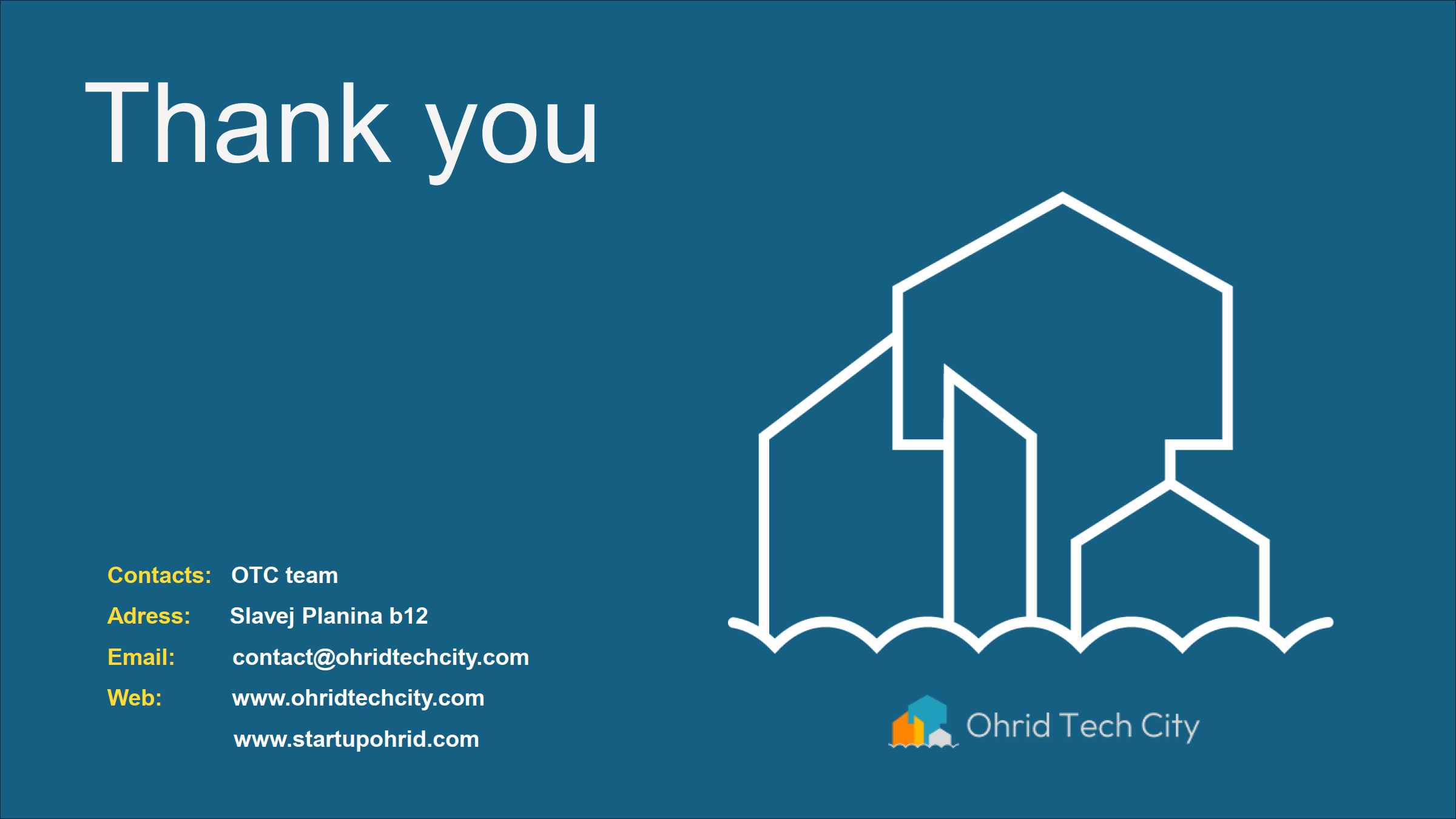 Association for technological development and support of startups and high-tech companies – Ohrid Tech City - Ohrid